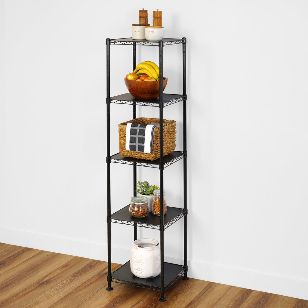 14" x 14" x 60" 5-Tier Wire Rack-Wire Shelving-Grease Monkey Garage