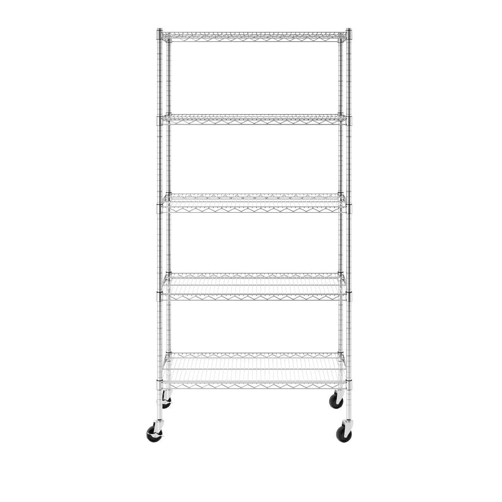 18" x 36" x 72" 5-Tier Wire Rack-Wire Shelving-Grease Monkey Garage