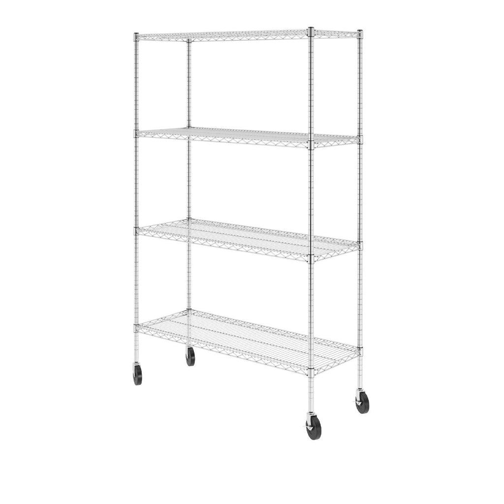 18" x 48" x 72" 4-Tier Wire Rack-Wire Shelving-Grease Monkey Garage