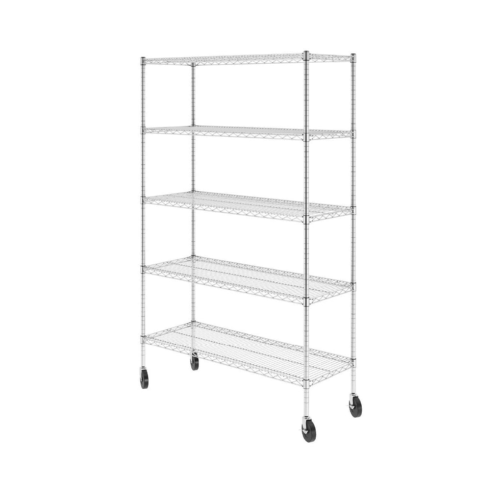 18" x 48" x 72" 5-Tier Wire Rack-Wire Shelving-Grease Monkey Garage