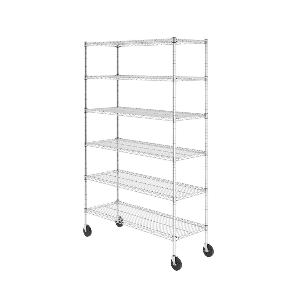 18" x 48" x 72" 6-Tier Wire Rack-Wire Shelving-Grease Monkey Garage