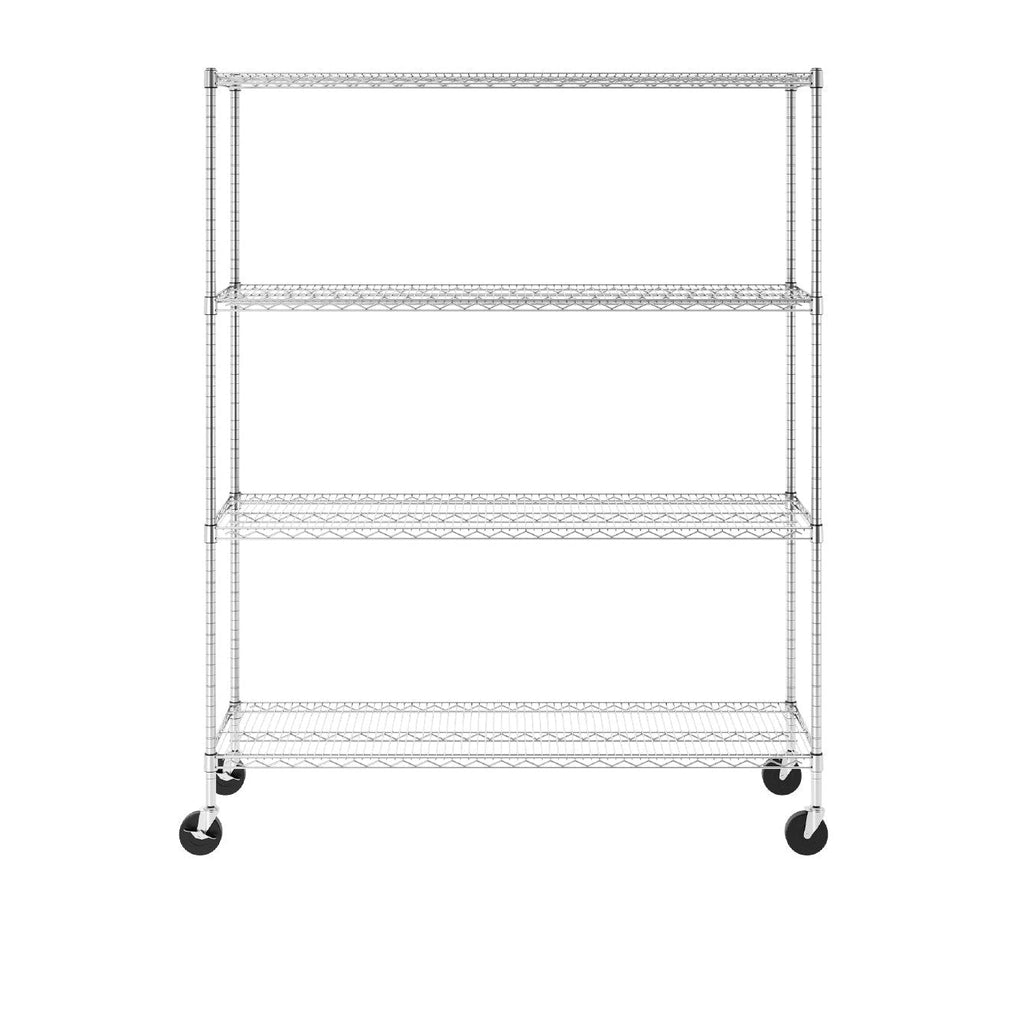 18" x 60" x 72" 4-Tier Wire Rack-Wire Shelving-Grease Monkey Garage