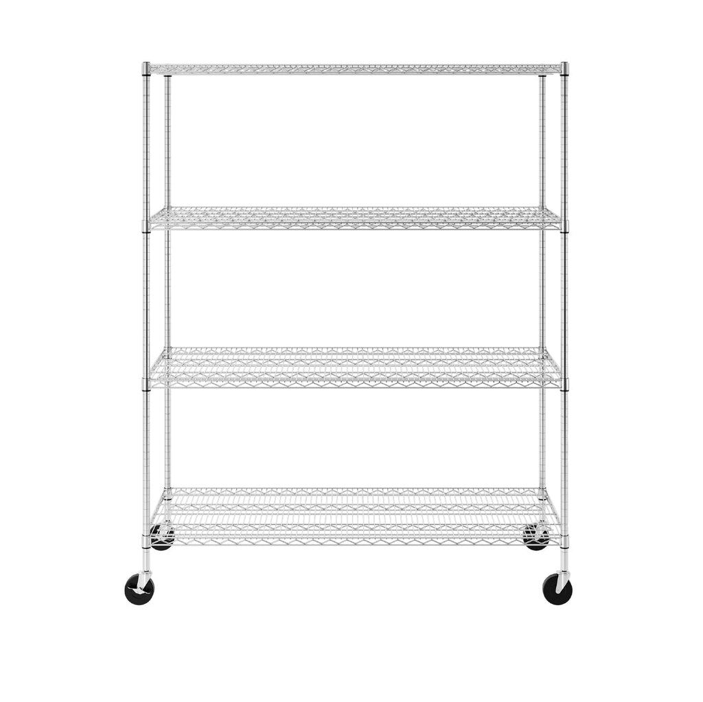 24" x 60" x 72" 4-Tier Wire Rack-Wire Shelving-Grease Monkey Garage