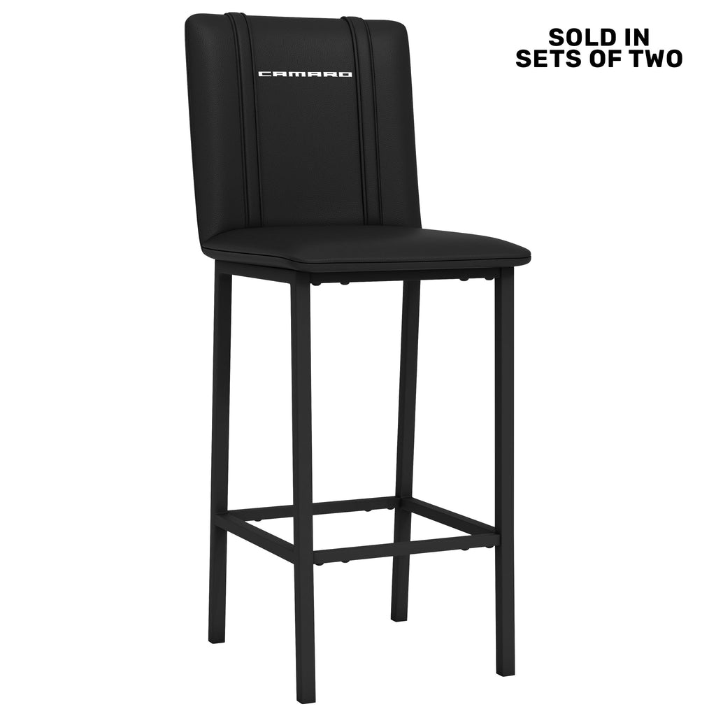 Bar Stool 500 with Camaro Logo Set of 2-General Motors-Grease Monkey Garage