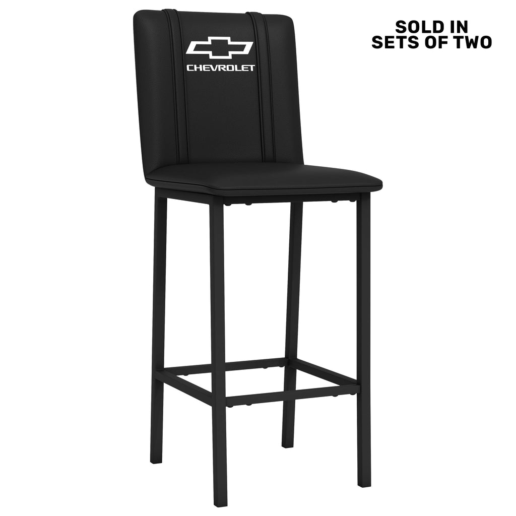 Bar Stool 500 with Chevrolet Alternate Logo Set of 2-General Motors-Grease Monkey Garage