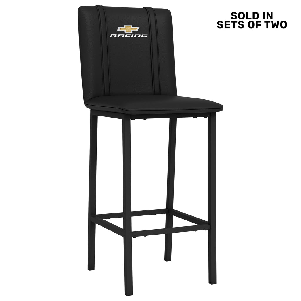 Bar Stool 500 with Chevy Racing Logo Set of 2-General Motors-Grease Monkey Garage