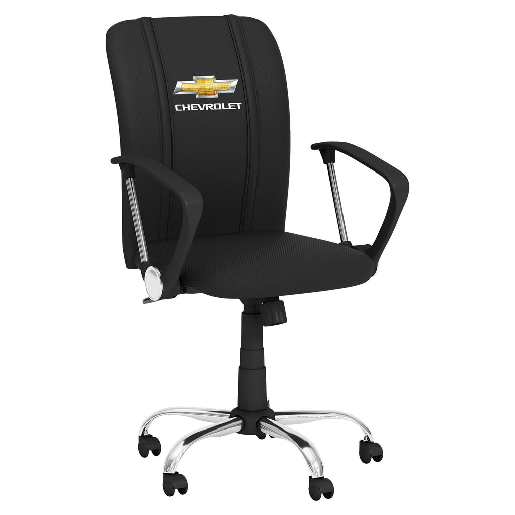 Curve Task Chair with Chevrolet Primary Logo-General Motors-Grease Monkey Garage