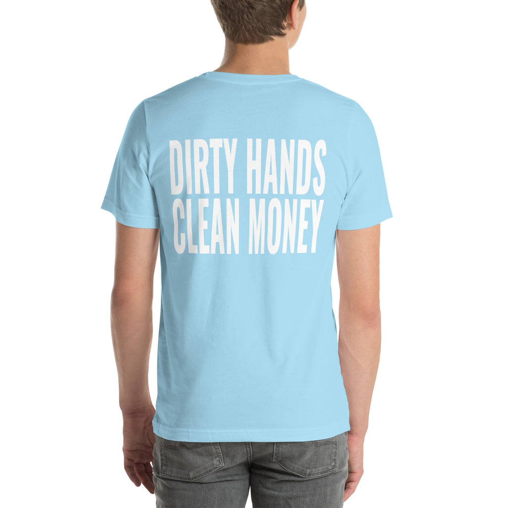 Dirty Hands Clean Money Unisex T-Shirt-Grease Monkey Garage