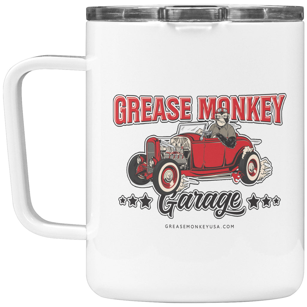 Grease Monkey Garage 10oz Insulated Coffee Mug-Drinkware-Grease Monkey Garage