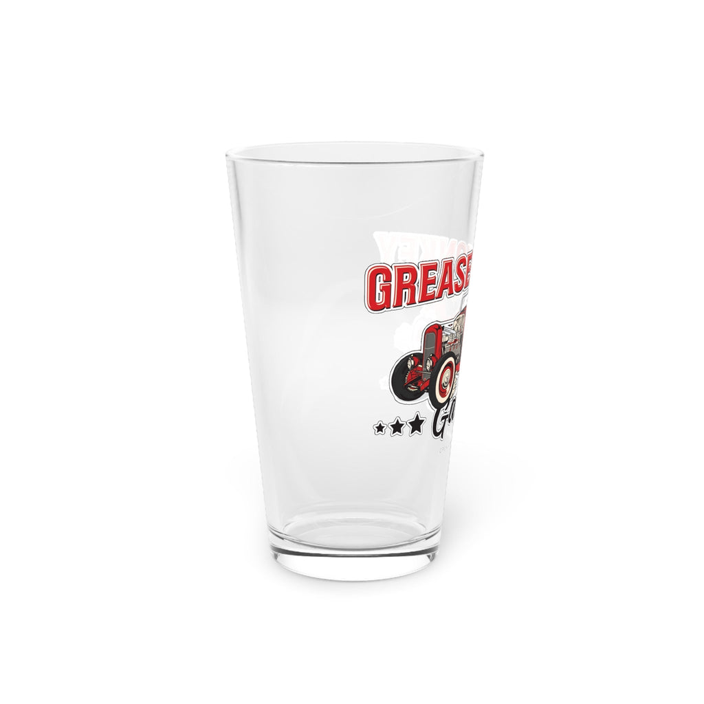 Grease Monkey Garage Shaker Pint Glass, 16oz-Mug-Grease Monkey Garage