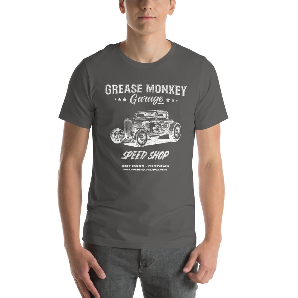 Grease Monkey Garage Speed Shop Short-Sleeve Unisex T-Shirt-Grease Monkey Garage