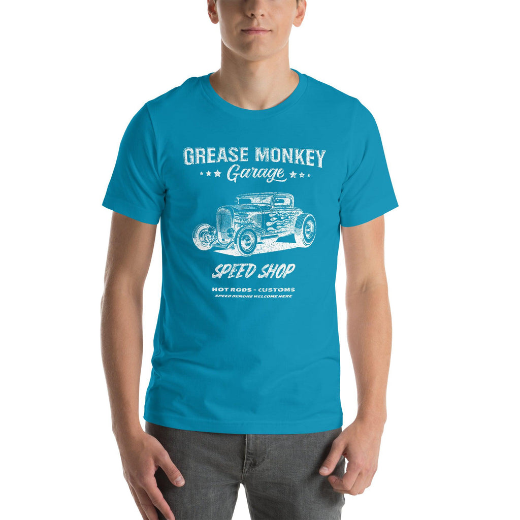 Grease Monkey Garage Speed Shop Short-Sleeve Unisex T-Shirt-Grease Monkey Garage