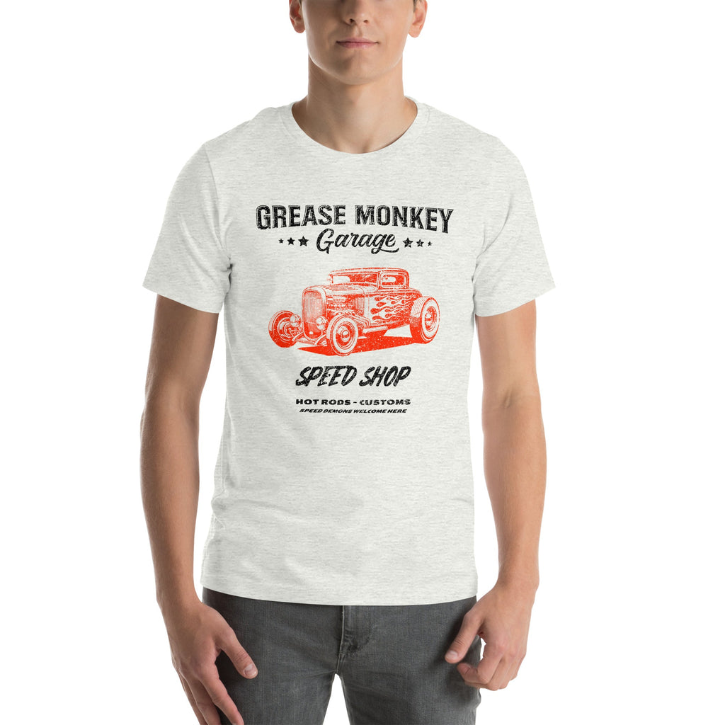 Grease Monkey Garage Speed Shop Short-Sleeve Unisex T-Shirt-Grease Monkey Garage