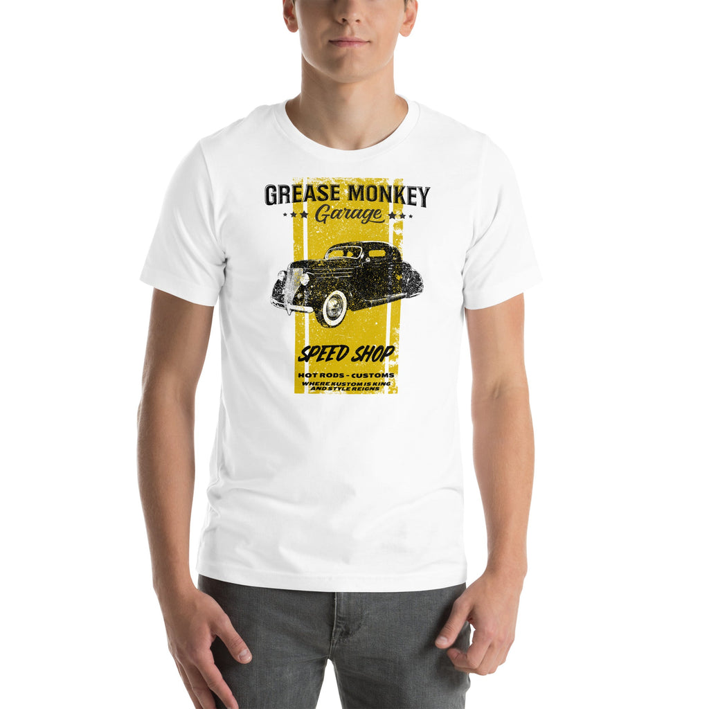 Grease Monkey Garage Speed Shop Short-Sleeve Unisex T-Shirt-Grease Monkey Garage