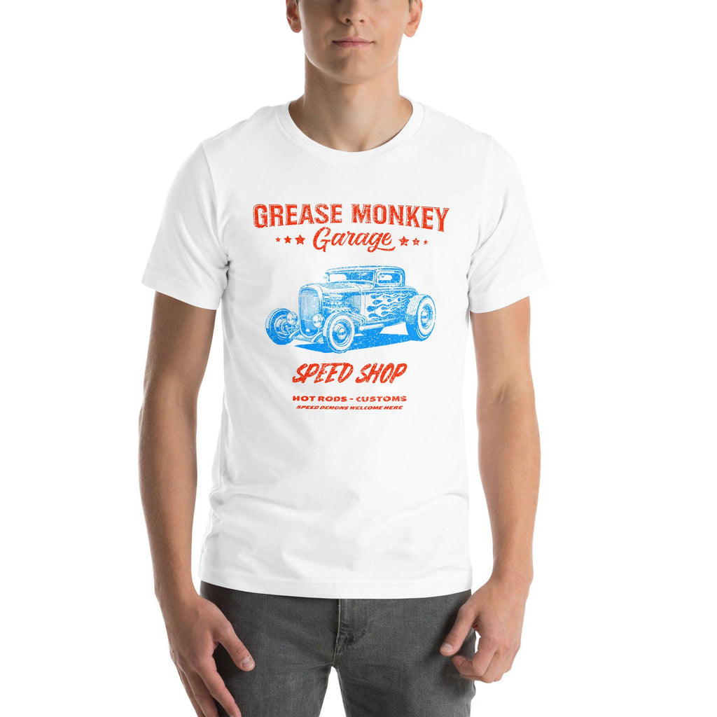 Grease Monkey Garage Speed Shop Short-Sleeve Unisex T-Shirt-Grease Monkey Garage