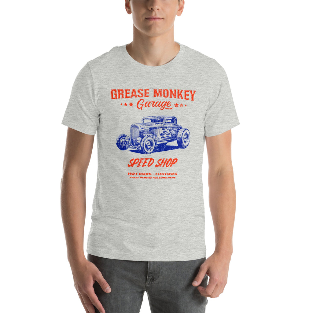 Grease Monkey Garage Speed Shop Short-Sleeve Unisex T-Shirt-Grease Monkey Garage