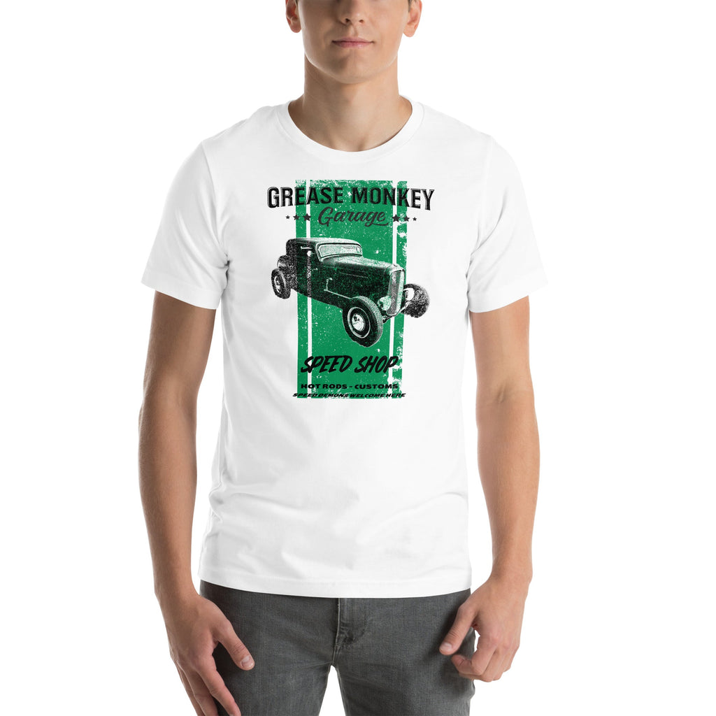 Grease Monkey Garage Speed Shop Unisex T-Shirt-Grease Monkey Garage