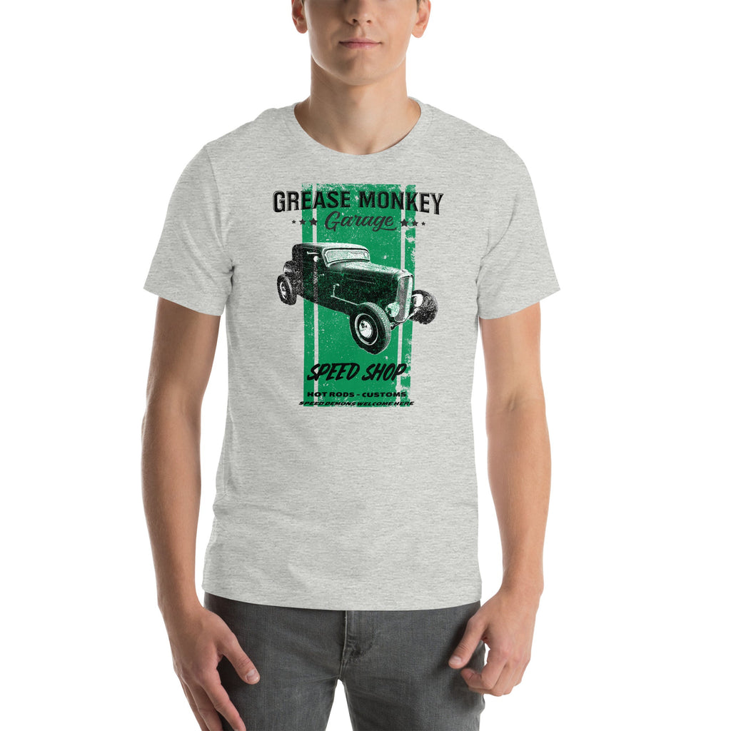 Grease Monkey Garage Speed Shop Unisex T-Shirt-Grease Monkey Garage