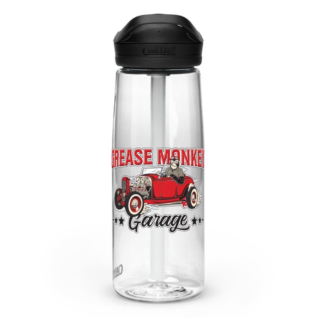 Grease Monkey Garage Sports Water Bottle-Grease Monkey Garage