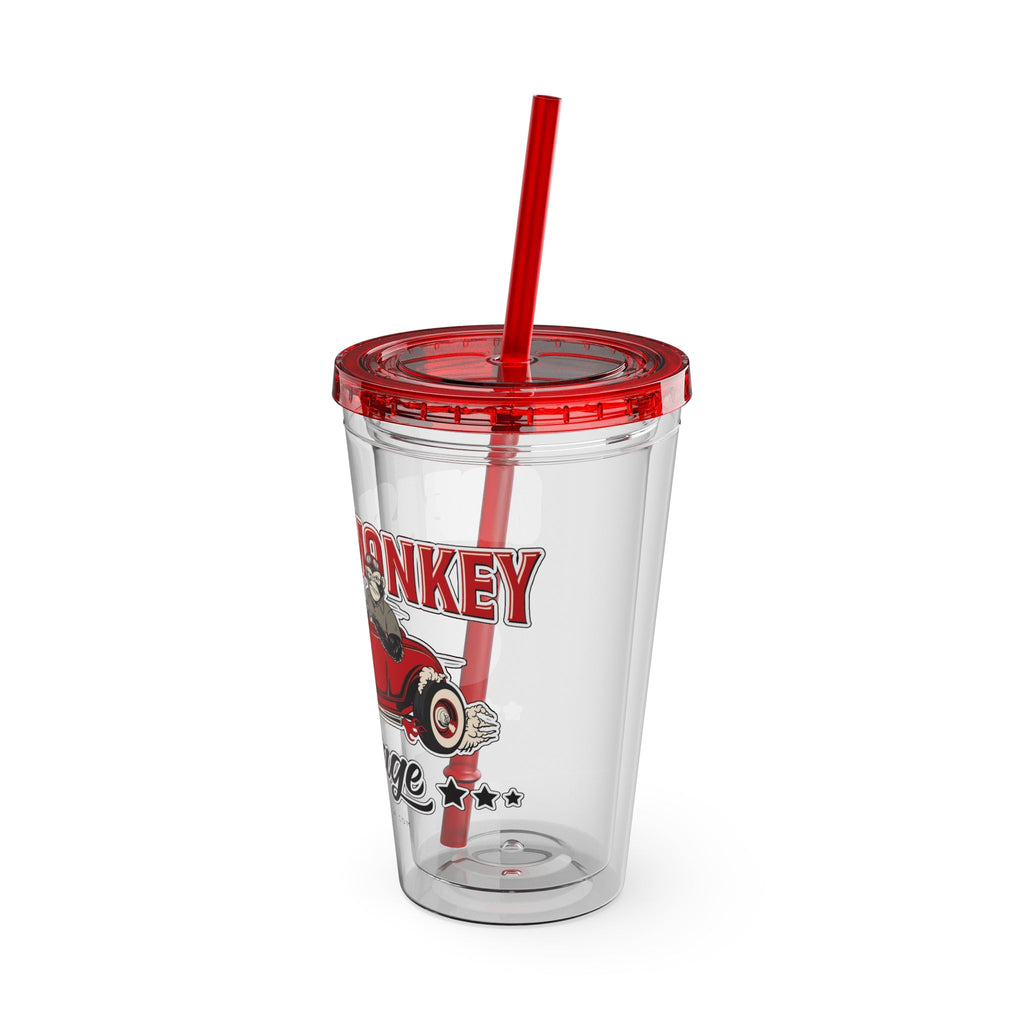 Grease Monkey Garage Sunsplash Tumbler with Straw-Mug-Grease Monkey Garage