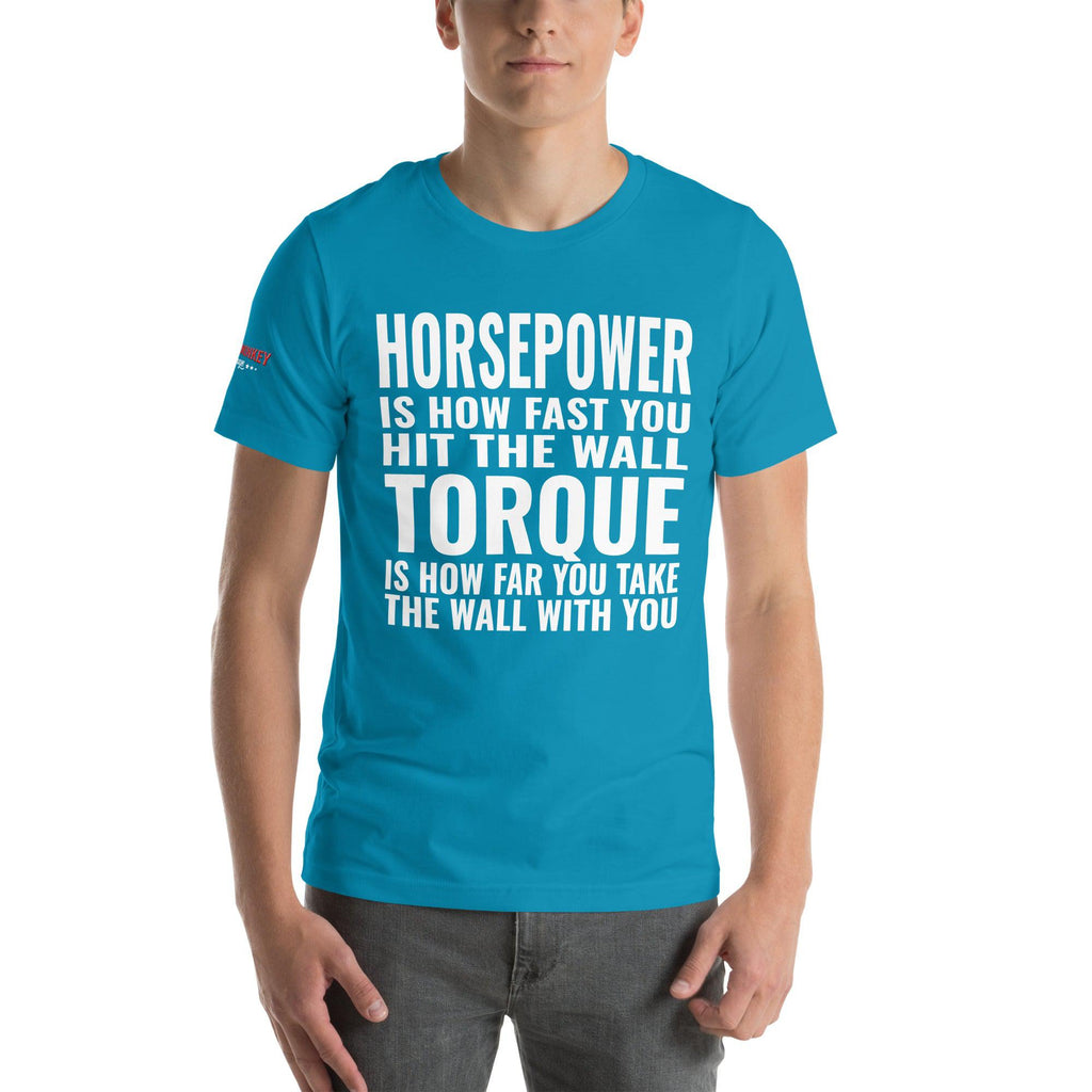 Horsepower and Torque Unisex T-Shirt-Grease Monkey Garage