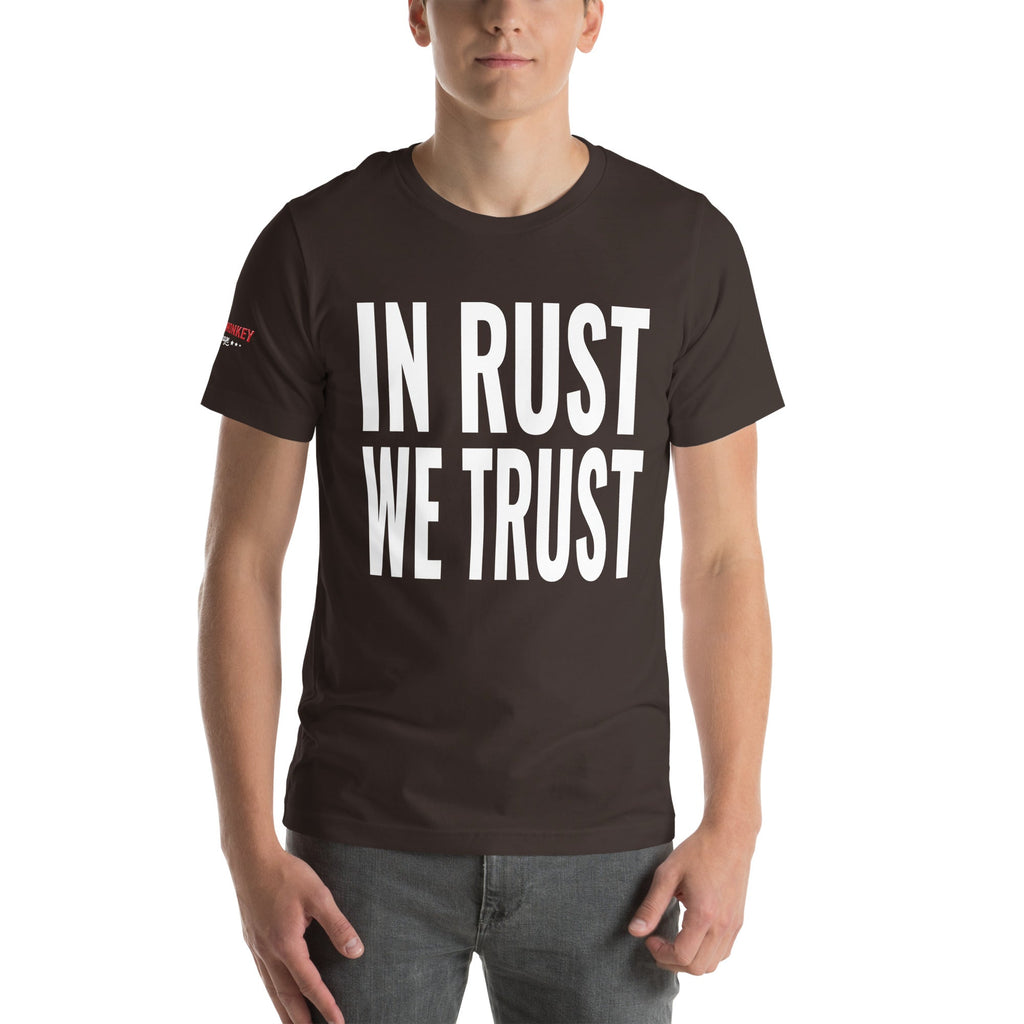 In Rust We Trust Unisex T-Shirt-Grease Monkey Garage