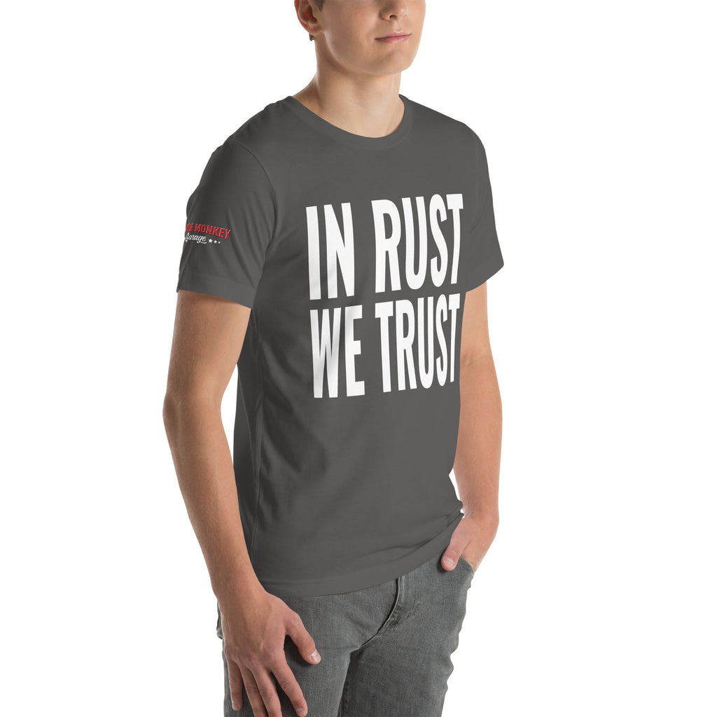 In Rust We Trust Unisex T-Shirt-Grease Monkey Garage