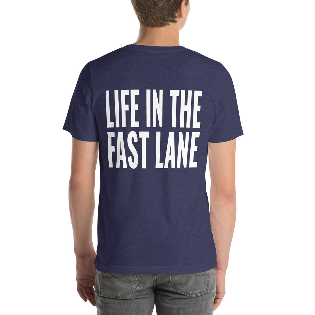 Life in the Fast Lane Unisex T-Shirt-Grease Monkey Garage