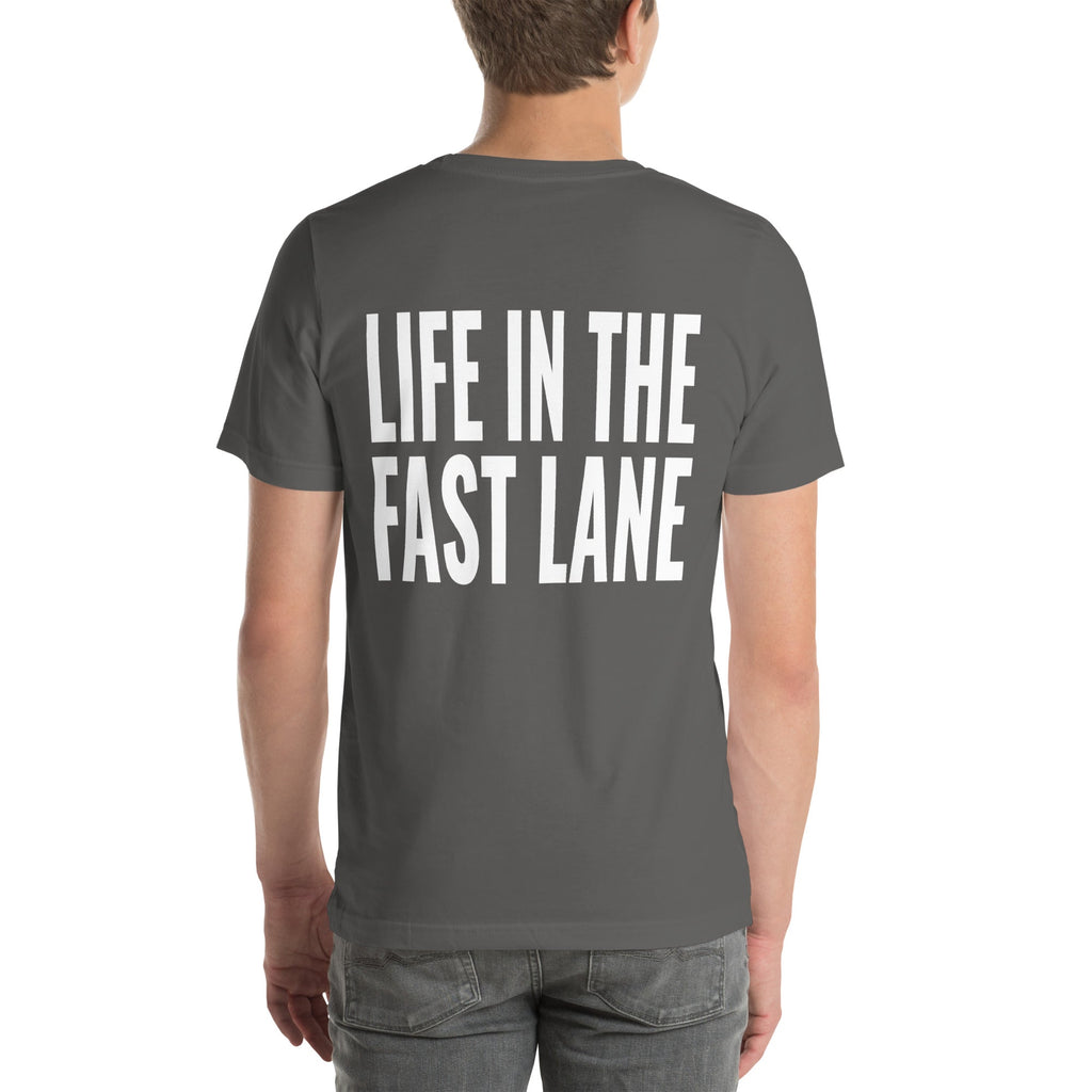 Life in the Fast Lane Unisex T-Shirt-Grease Monkey Garage