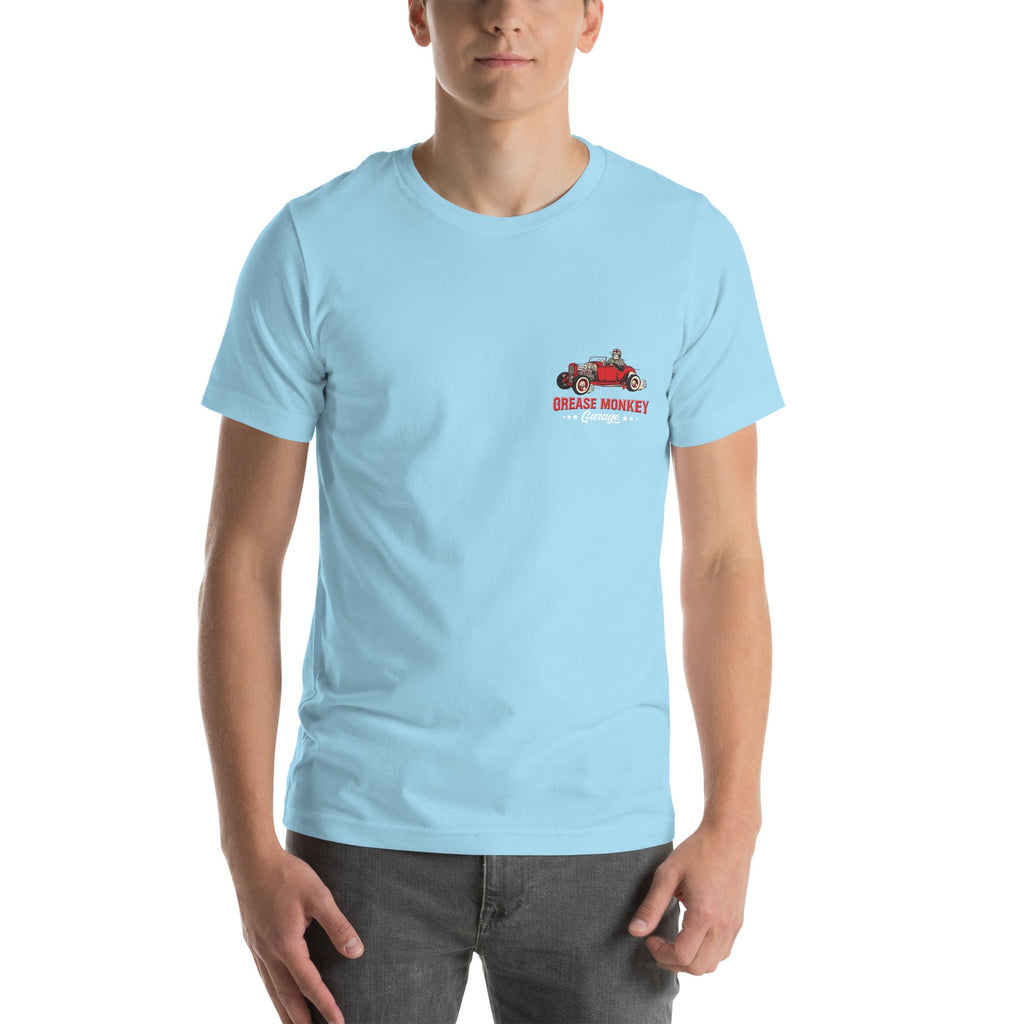 Life in the Fast Lane Unisex T-Shirt-Grease Monkey Garage