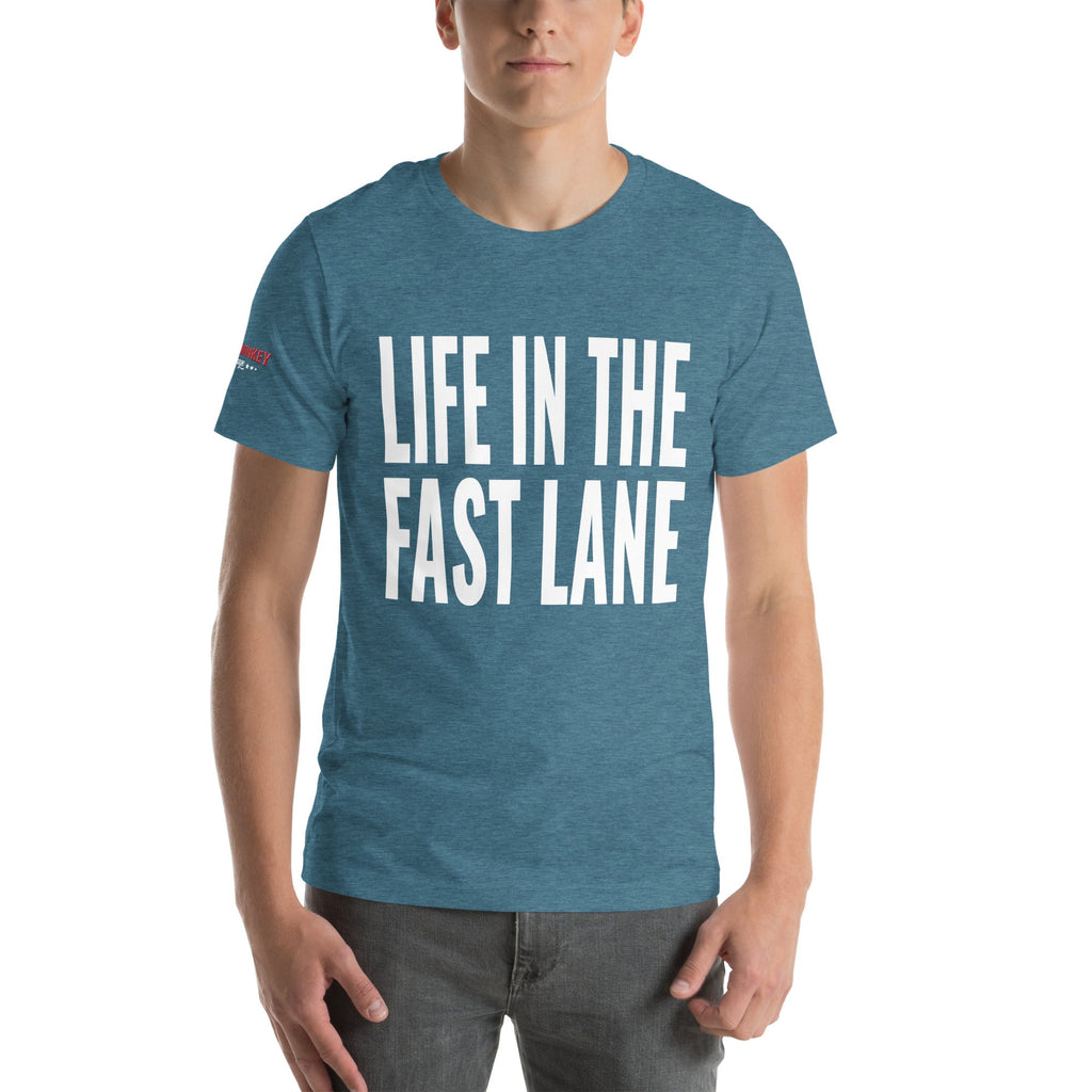 Life in the Fast Lane Unisex T-Shirt-Grease Monkey Garage