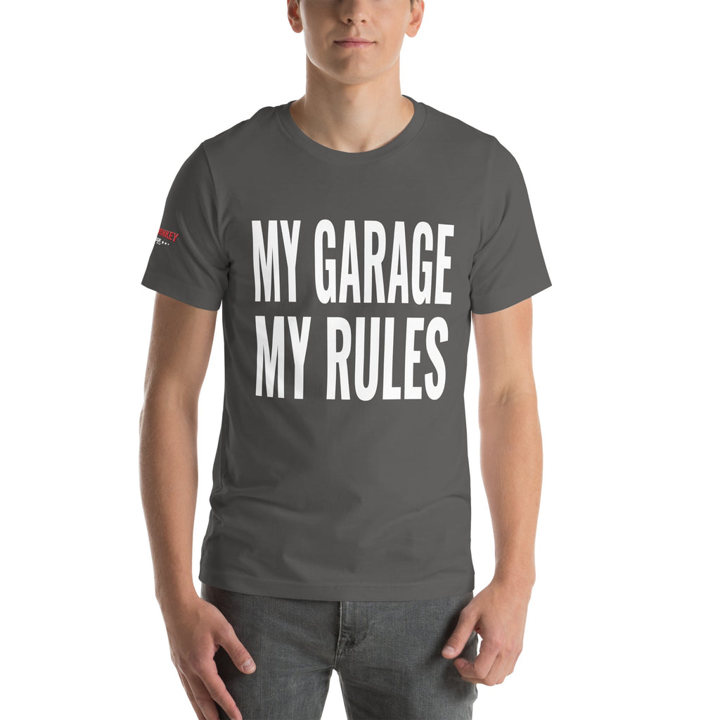 My Garage My Rules Unisex T-Shirt-Grease Monkey Garage