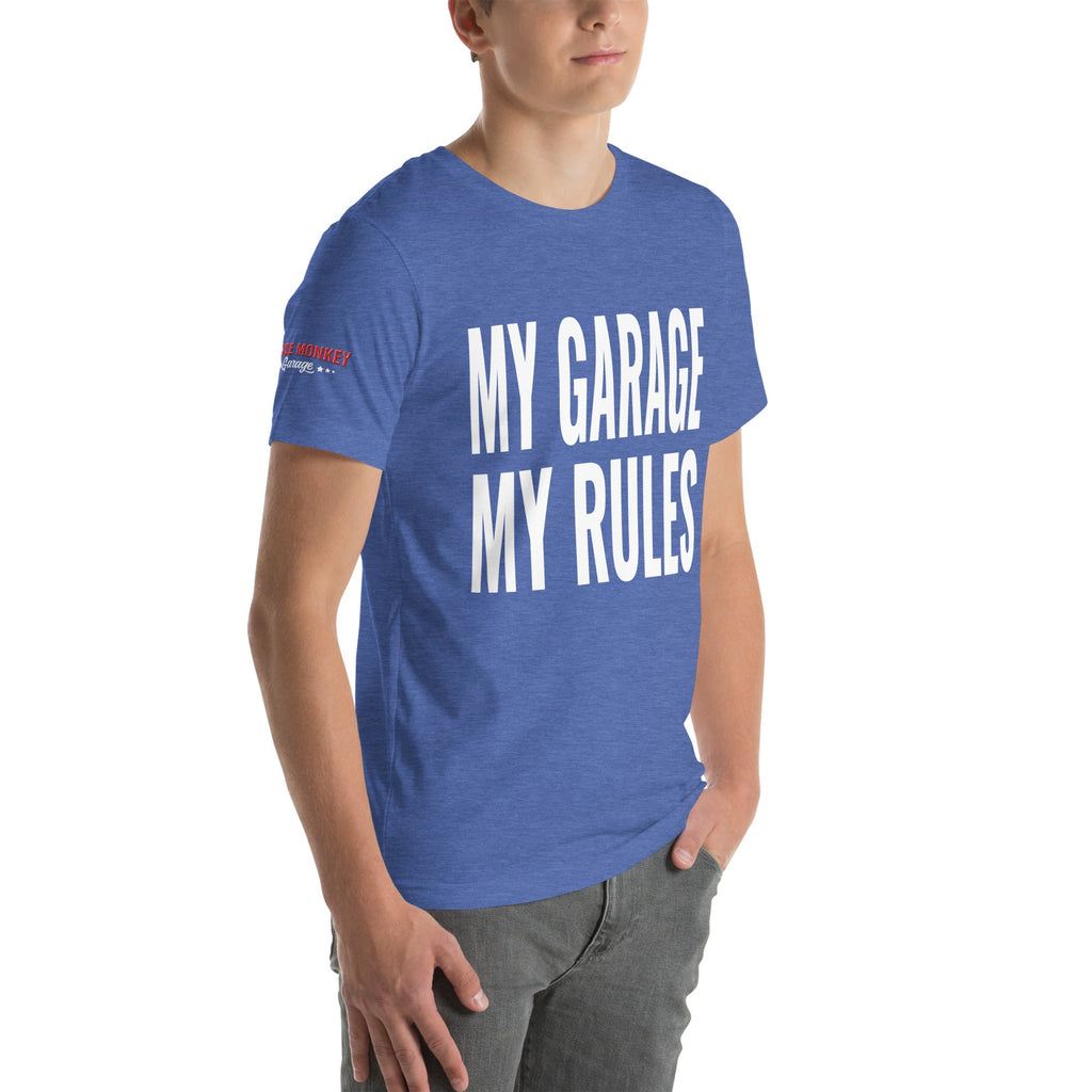 My Garage My Rules Unisex T-Shirt-Grease Monkey Garage