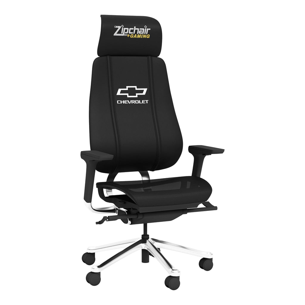 Phantomx Mesh Gaming Chair with Chevrolet Alternate Logo-General Motors-Grease Monkey Garage