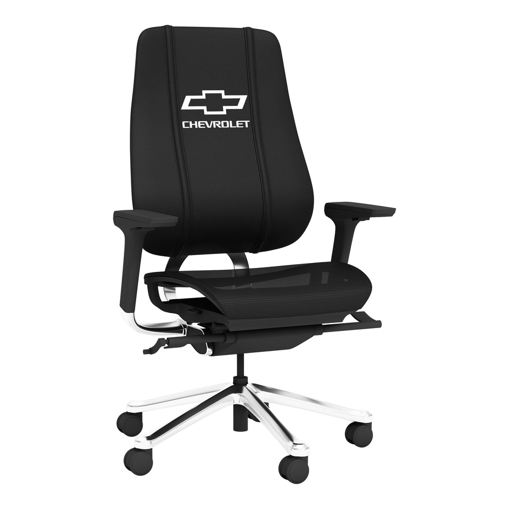 Phantomx Mesh Gaming Chair with Chevrolet Alternate Logo-General Motors-Grease Monkey Garage