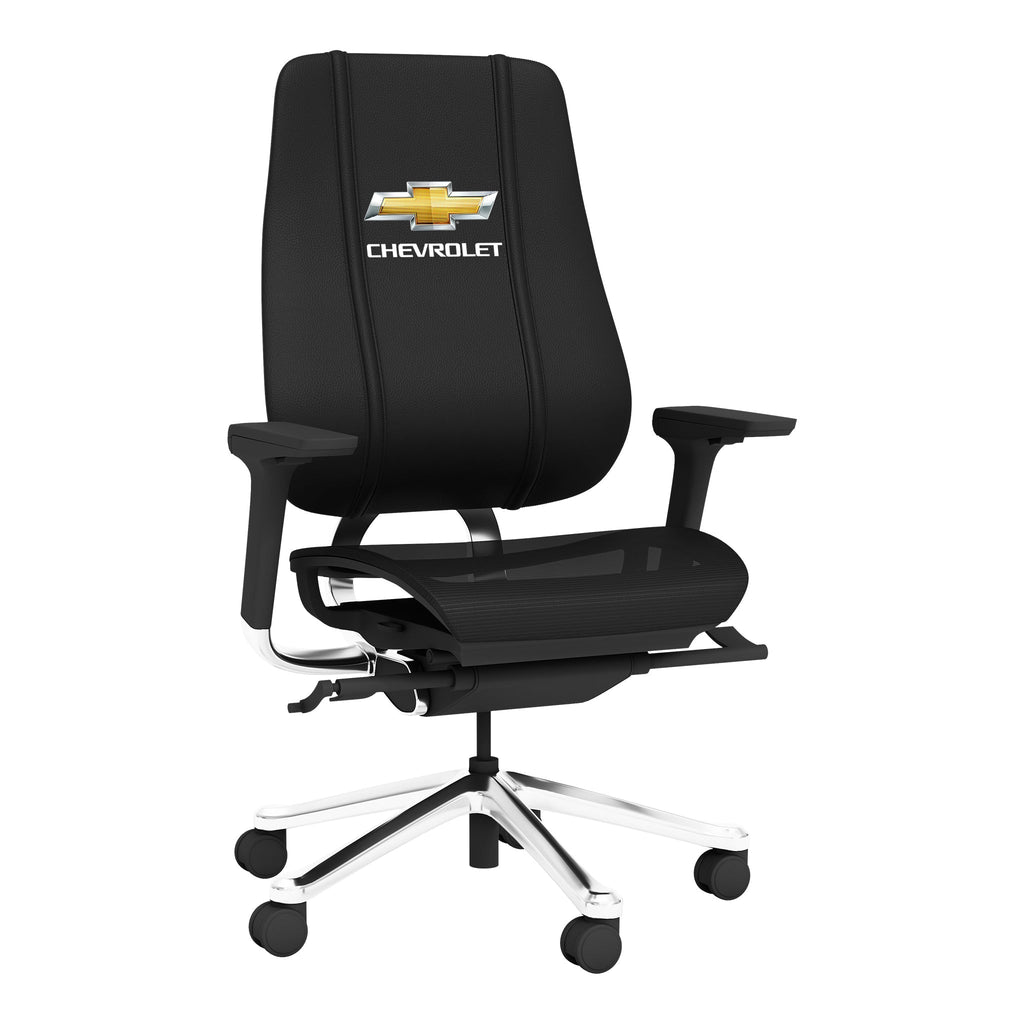 Phantomx Mesh Gaming Chair with Chevrolet Primary Logo-General Motors-Grease Monkey Garage