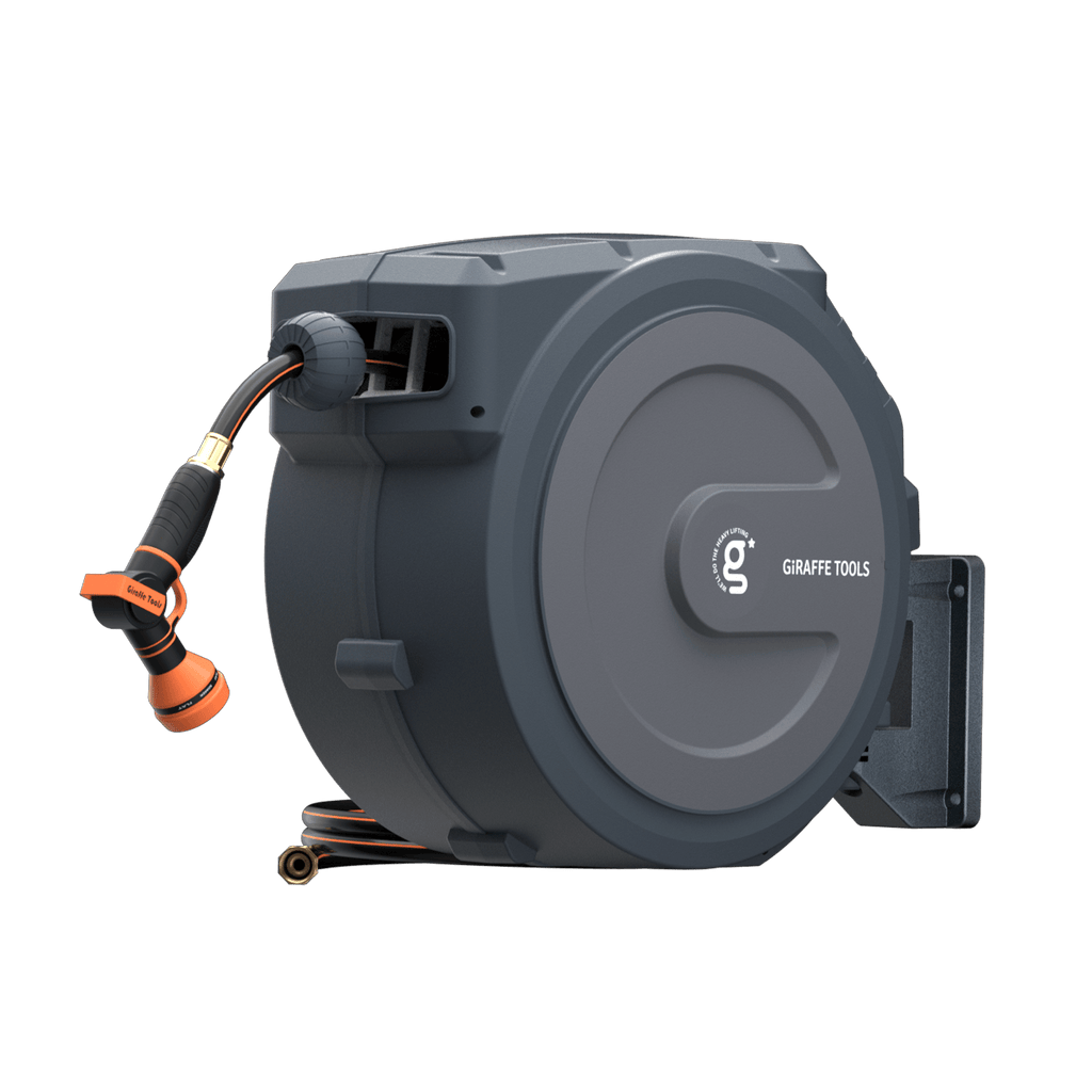 Retractable Garden Hose Reel-AW Series-Retractable Garden Hose Reel-Grease Monkey Garage