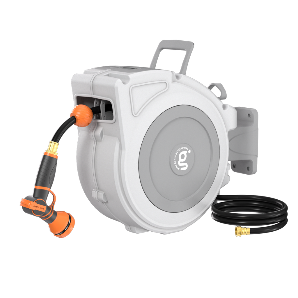 Retractable Garden Hose Reel-AW Series-Retractable Garden Hose Reel-Grease Monkey Garage