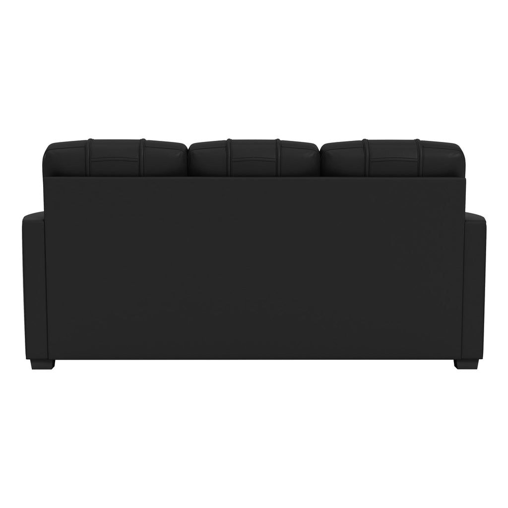 Silver Sofa with GMC Alternate Logo-General Motors-Grease Monkey Garage