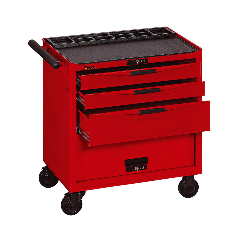 Teng Tools 3 Drawer Heavy Duty Roller Cabinet Tool Chest / Wagon - TCW803N-Tool Storage-Grease Monkey Garage