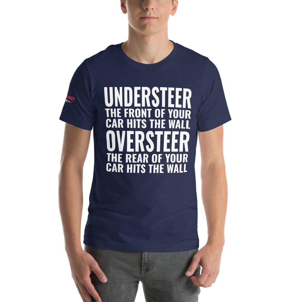 Understeer and Oversteer Unisex T-Shirt-Grease Monkey Garage