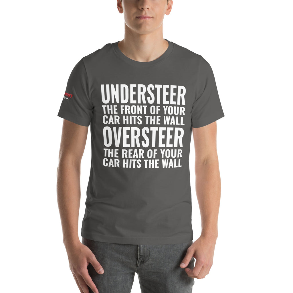 Understeer and Oversteer Unisex T-Shirt-Grease Monkey Garage