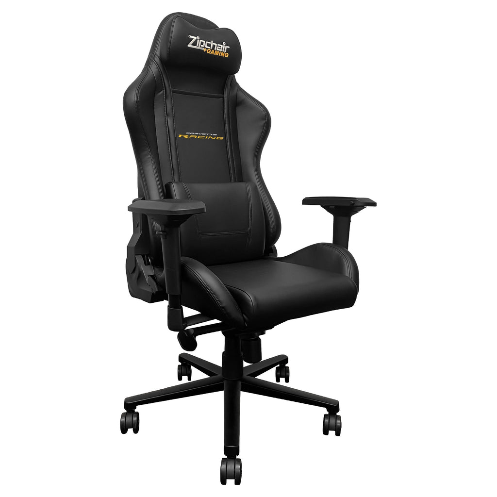 Xpression Pro Gaming Chair with Corvette Racing Logo-General Motors-Grease Monkey Garage