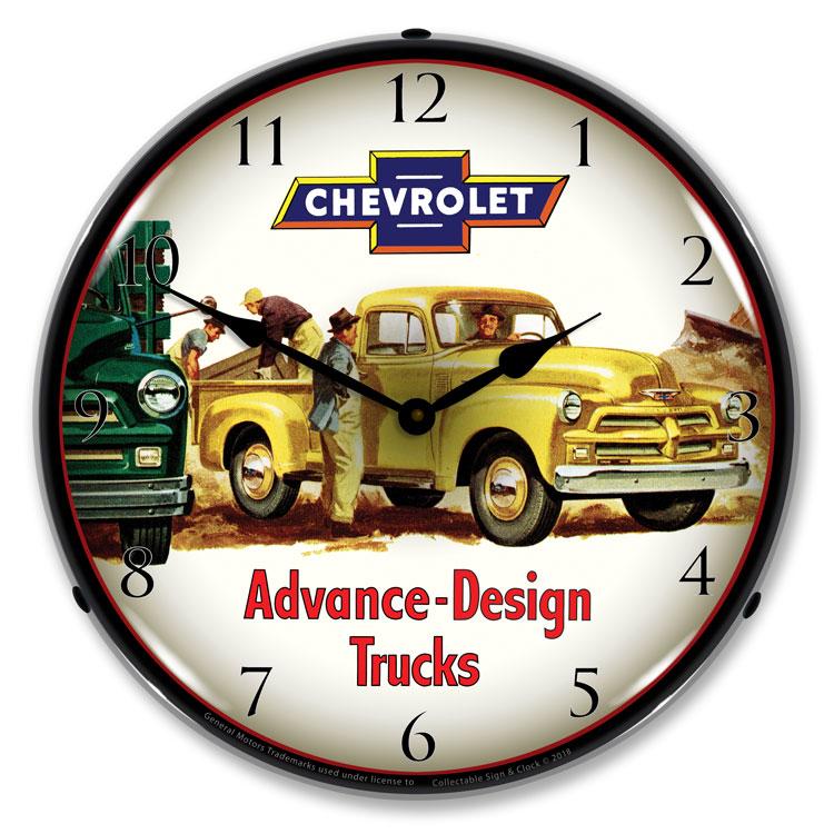 1954 Chevrolet Truck LED Clock-LED Clocks-Grease Monkey Garage