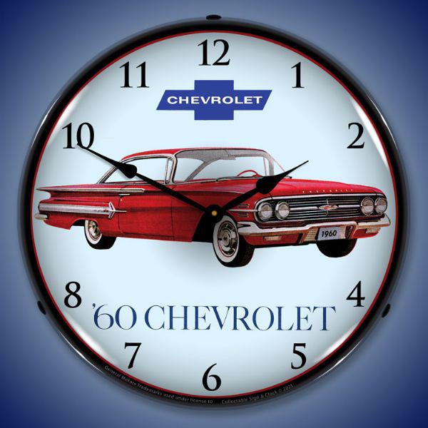 1960 Impala Backlit LED Clock-LED Clocks-Grease Monkey Garage