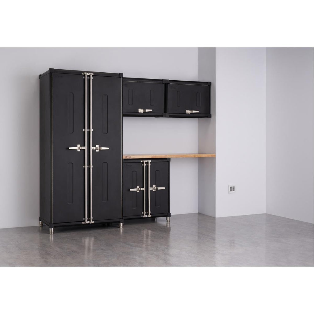 5-Piece | Professional Garage Cabinet Set | Black-Grease Monkey Garage