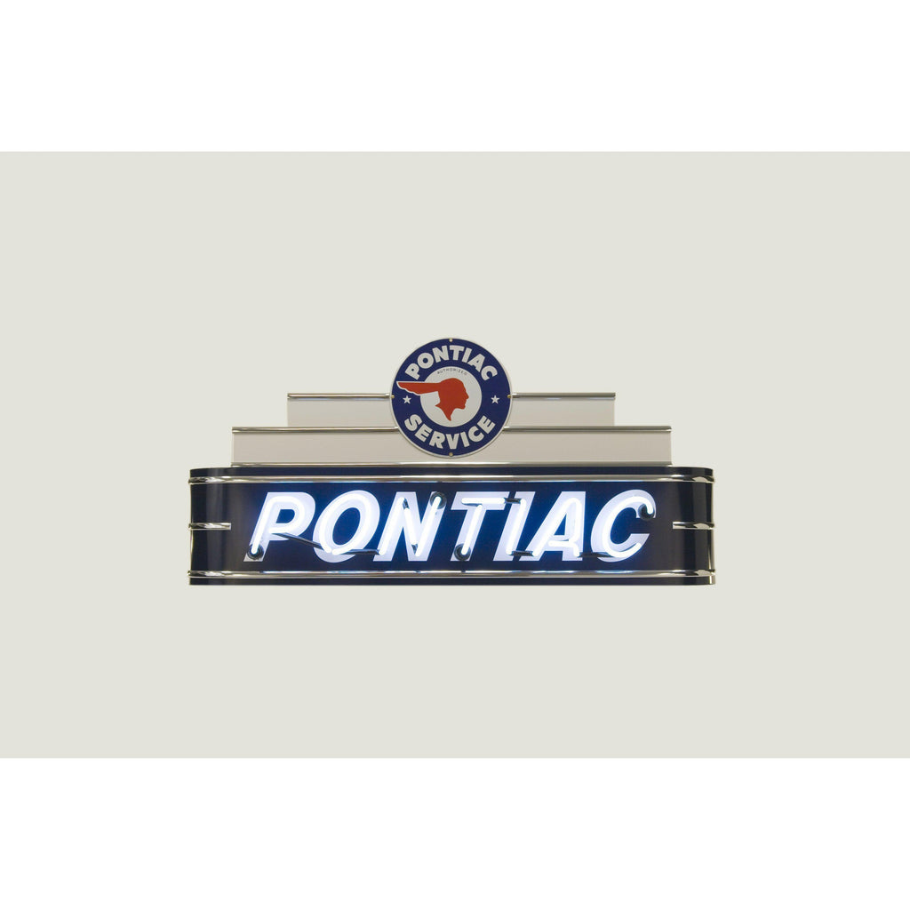 Art Deco Marquee Pontiac Neon Sign-Neon Signs-Grease Monkey Garage