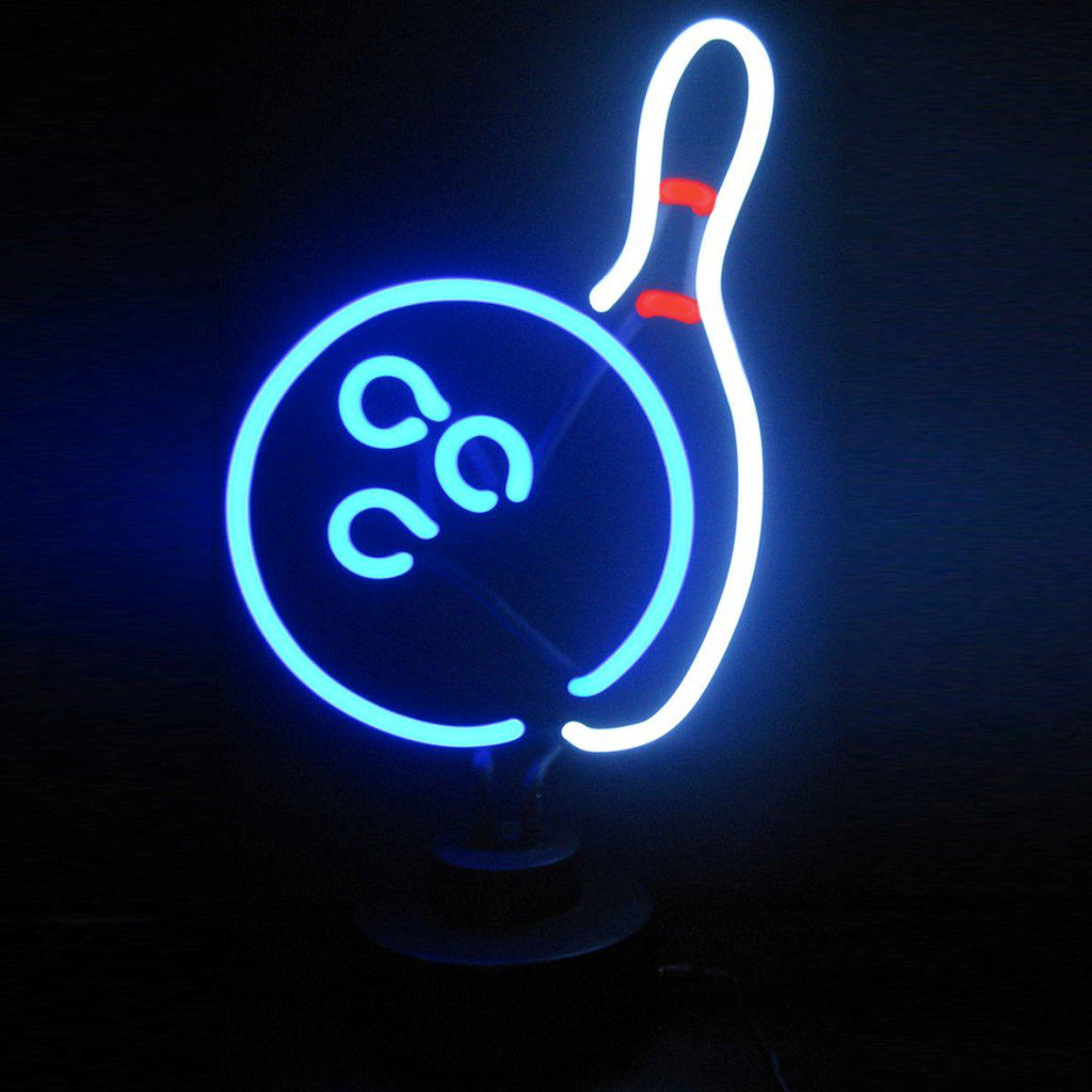 Bowling Neon Sculpture-Neon Sculptures-Grease Monkey Garage