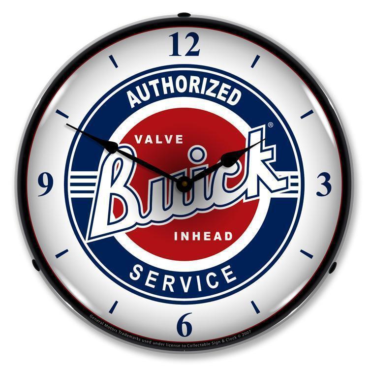 Buick Service Backlit LED Clock-LED Clocks-Grease Monkey Garage