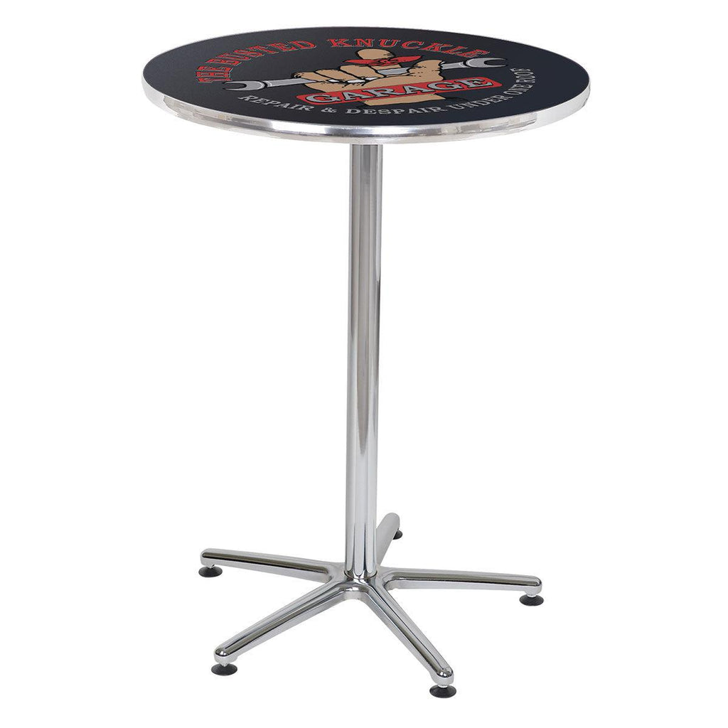 Busted Knuckle Garage 30" Cafe Table-Grease Monkey Garage